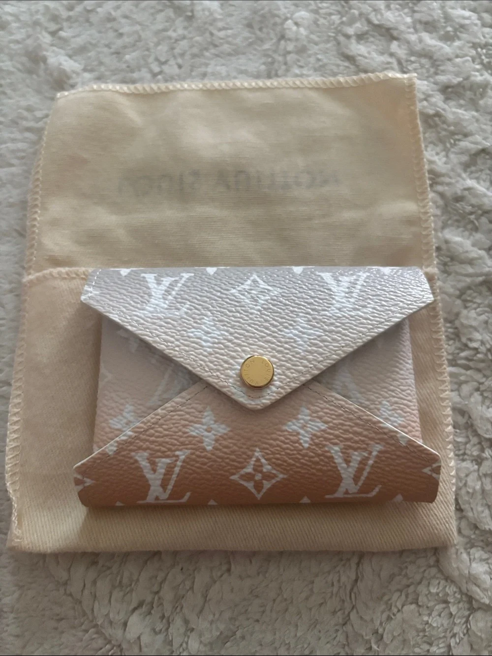 Louis Vuitton By The Pool Mini Kirigami Monogram Envelope Card Holder